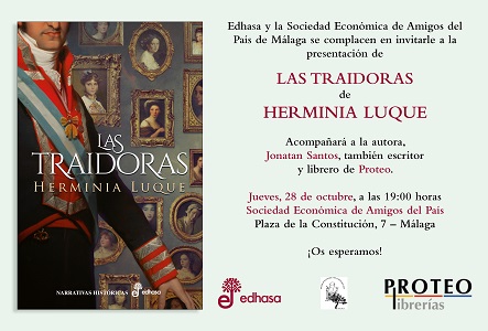 Las traidoras, la nueva novela de Herminia Luque